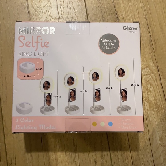 White Mirror Selfie Ring Light. - Picture 4 of 4